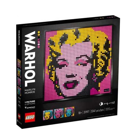 31197 LEGO® Art Andy Warhol'un Marilyn Monroe Tablosu /3341 parça /+18 yaş
