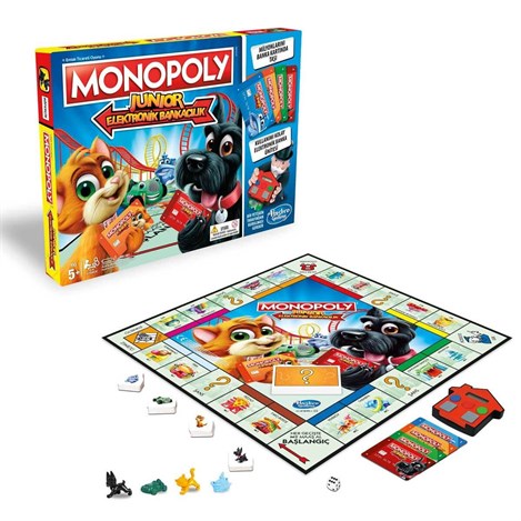 E1842 Monopoly Junior Elektronik Bankacılık / +5 yaş